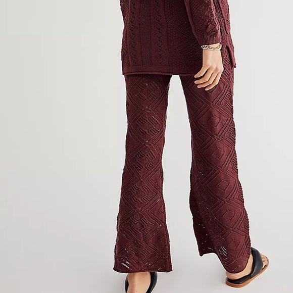 Free People Get Away Fauxchet Set By FP Beach At Free People Rum Raisin - Picture 4 of 5